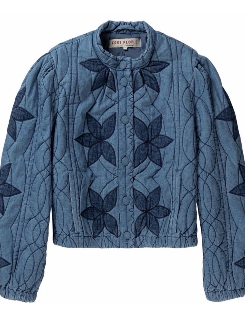Free People Quinn Quilted Floral Jacket - Picture 5 of 10